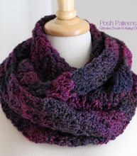 Load image into Gallery viewer, crochet cowl pattern