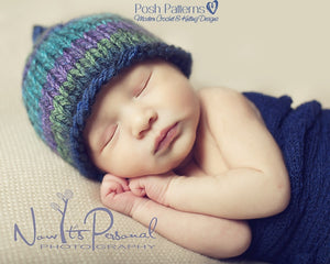 easy knit baby beanie