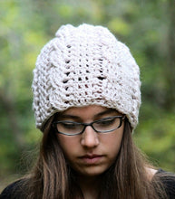 Load image into Gallery viewer, crochet cable hat pattern