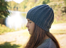 Load image into Gallery viewer, easy knit hat pattern