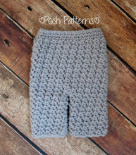 Load image into Gallery viewer, crochet baby pants pattern