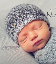 Load image into Gallery viewer, chunky crochet hat pattern