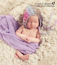Load image into Gallery viewer, crochet bonnet pattern