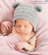 Load image into Gallery viewer, crochet mouse hat pattern