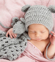 Load image into Gallery viewer, crochet pattern mouse lovey blanket