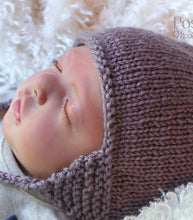Load image into Gallery viewer, knit earflap hat pattern dk yarn