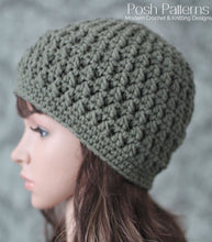Load image into Gallery viewer, easy crochet hat pattern