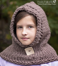 Load image into Gallery viewer, knit hood pattern