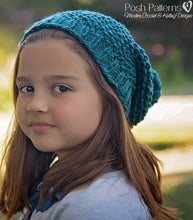 Load image into Gallery viewer, knit hat pattern seed stitch