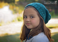Load image into Gallery viewer, knit slouchy hat pattern