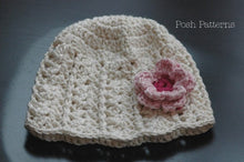 Load image into Gallery viewer, baby hat crochet pattern