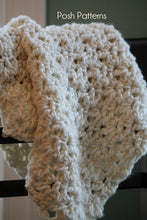 Load image into Gallery viewer, baby blanket crochet pattern