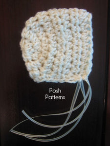 crochet bonnet pattern