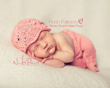 Load image into Gallery viewer, knit lace hat pattern