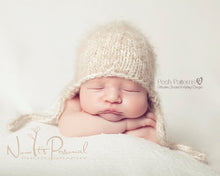 Load image into Gallery viewer, baby hat knitting pattern