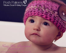 Load image into Gallery viewer, chunky crochet hat pattern