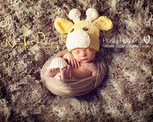 Load image into Gallery viewer, giraffe hat crochet pattern