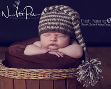 Load image into Gallery viewer, knit stocking hat pattern