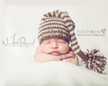 Load image into Gallery viewer, long tail hat knitting pattern