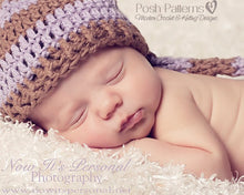 Load image into Gallery viewer, crochet baby hat pattern