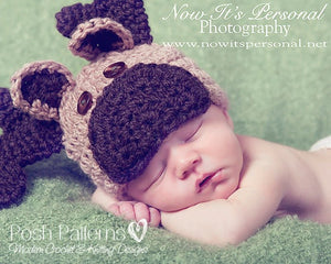 baby moose hat pattern