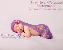 Load image into Gallery viewer, lace baby wrap photo prop