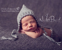 Load image into Gallery viewer, baby pixie hat pattern