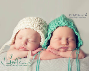 baby bonnet knitting pattern