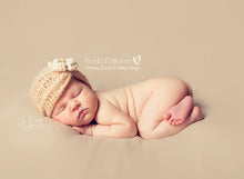 Load image into Gallery viewer, hat flower crochet pattern