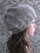 Load image into Gallery viewer, slouchy hat knitting pattern