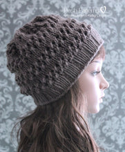 Load image into Gallery viewer, womens hat knitting pattern
