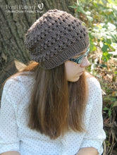 Load image into Gallery viewer, lace hat knitting pattern