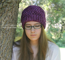 Load image into Gallery viewer, slouchy hat crochet pattern