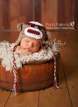 Load image into Gallery viewer, sock monkey crochet pattern