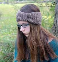Load image into Gallery viewer, seed stitch headband knitting pattern