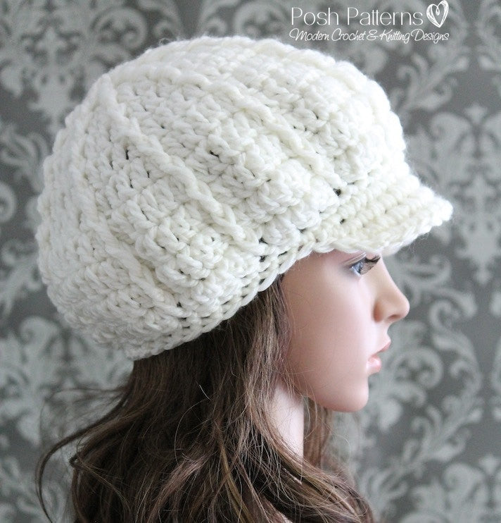 Newsboy top slouchy hat