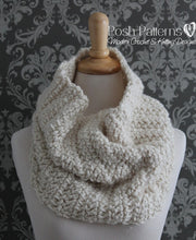 Load image into Gallery viewer, crochet cowl pattern