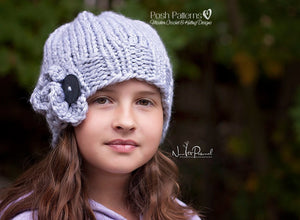 elegant knit hat pattern
