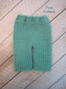 knit baby pants pattern