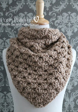 Load image into Gallery viewer, crochet triangle scarf pattern