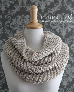 easy cowl knitting pattern