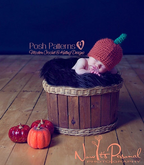 crochet pumpkin hat pattern