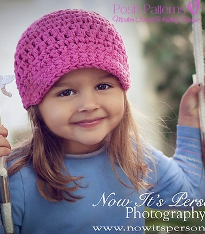 crochet visor hat pattern