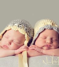 Load image into Gallery viewer, vintage bonnet crochet pattern