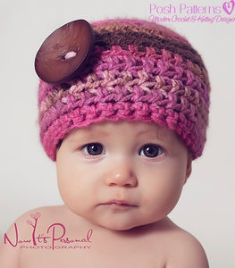 crochet pattern easy chunky hat