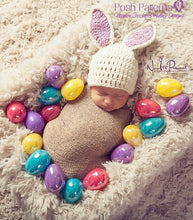 Load image into Gallery viewer, crochet bunny hat pattern