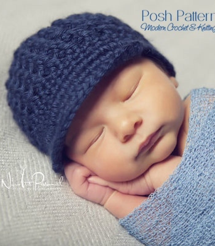 Crochet Baby Baby Newspaper Boy Hat Crochet Baby Newborn Paperboy