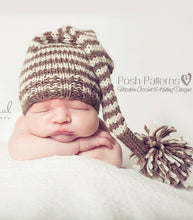 Load image into Gallery viewer, knit pixie hat pattern