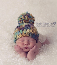 Load image into Gallery viewer, crochet pattern handspan yarn hat