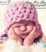 Load image into Gallery viewer, chunky earflap hat crochet pattern